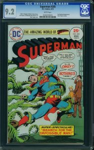 Superman #285 (1975) CGC 9.2 NM-