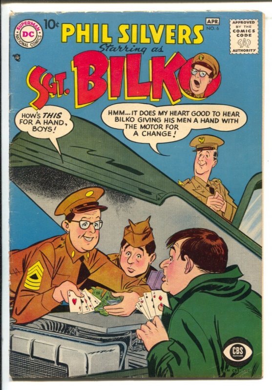 Sgt. Bilko #6  1958 - DC  -VG/FN - Comic Book