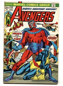 AVENGERS #110-Comic Book-1972-X-MEN crossover 