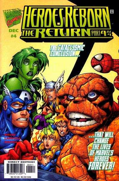 Heroes Reborn (2000 series) The Return #4, NM- (Stock photo)