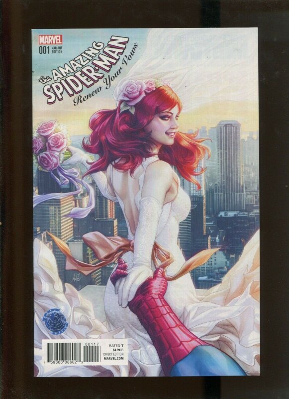 AMAZING SPIDER-MAN #1 (9.2) ART GERM VARIANT + COPY+ SKETCH VARIANT!! 2017