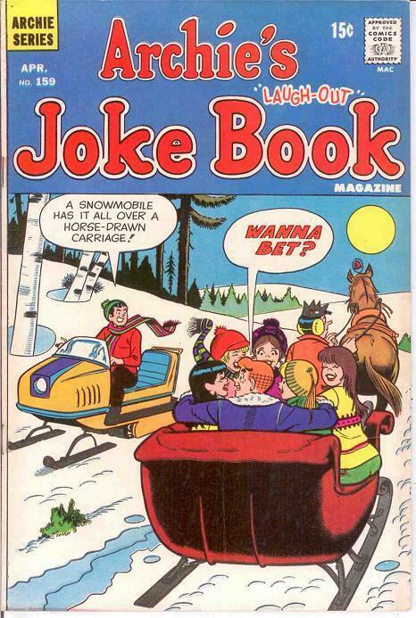 ARCHIES JOKE BOOK (1954-1982)159 F-VF April 1971 COMICS BOOK