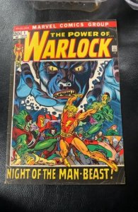 Warlock #1 (1972)1st solo series key book-tannong and cover waer