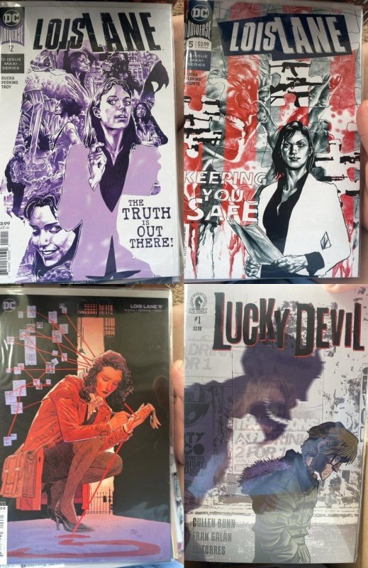 Lot of 4 Comics (See Description) Lois Lane, Lucky Devil