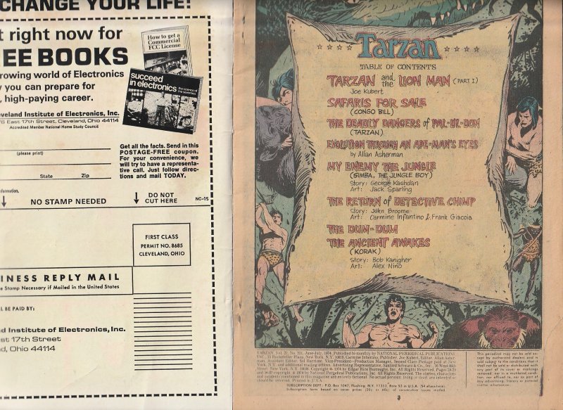 Tarzan(DC)  # 231 The Original 100 pager