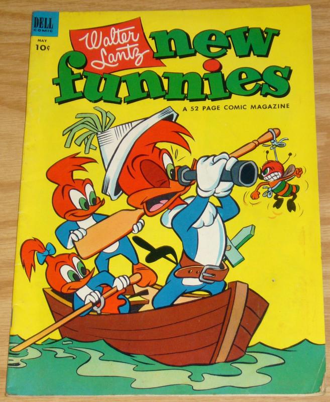 Walter Lantz New Funnies #195 FN may 1953 woody woodpecker andy panda 52 pages