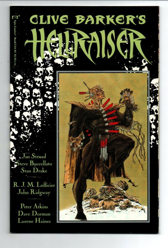 Hellraiser #3 - Clive Barker - Horror - Epic - 1990 - NM 