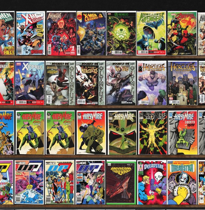 Huge Lot 150+ Comics with The Incredible Hulk, Excalibur, Haywire & More!