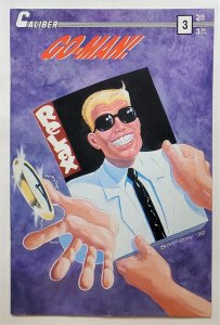 Go-Man! #3 (1989, Caliber) 8.0 VF  