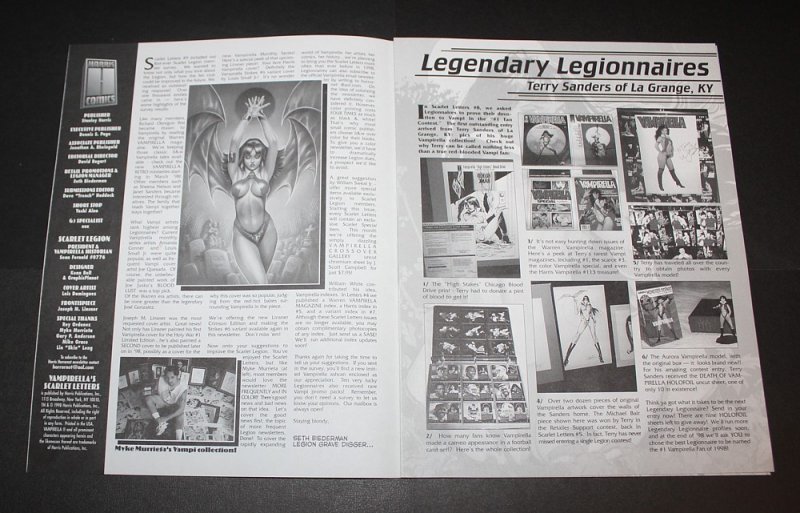 Vampirella Painkiller Jane Ash Can  Scarlet Legion Fan Club Package 1997