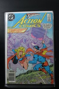 Action Comics #555 Newsstand Edition (1984)