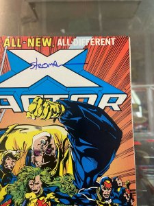 X-Factor 71 NM SIgned by Larry Stroman