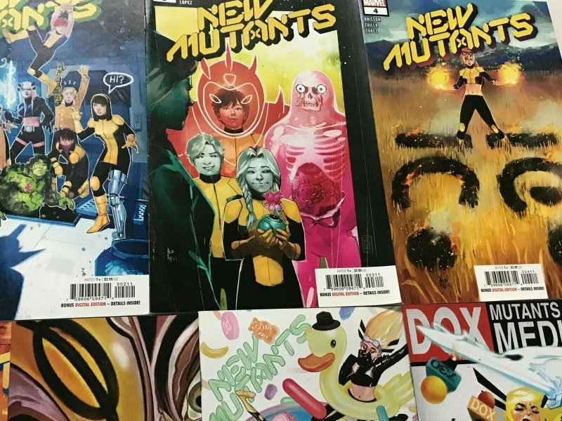 NEW MUTANTS#1-12  VF/NM LOT (9 BOOKS) 2019 MARVEL COMICS