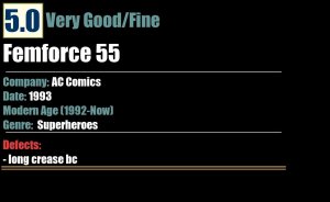 Femforce 55 (1993) VG/FN 5.0 GGA Age AC Comics
