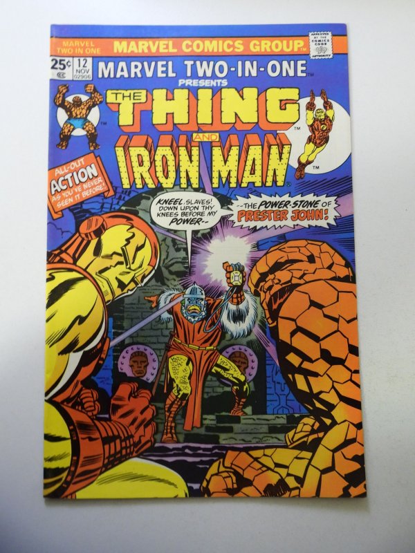 Marvel Two-in-One #12 (1975) VF- Condition