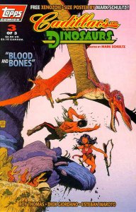 Cadillacs And Dinosaurs (Vol. 2) #3 (with poster) VF ; Topps