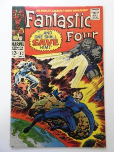 Fantastic Four #62 (1967) VG+ Condition! Cover detached bottom staple