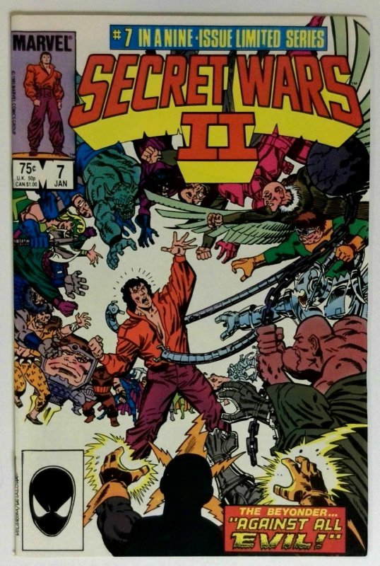 Secret Wars II #7 Marvel 1986 NM VAMPIRE Horror and Sci-Fi Comic Book