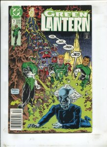 GREEN LANTERN #7 HOMECOMING! (9.2) 1990 SIGNED BY MARTIN NODELL W COA