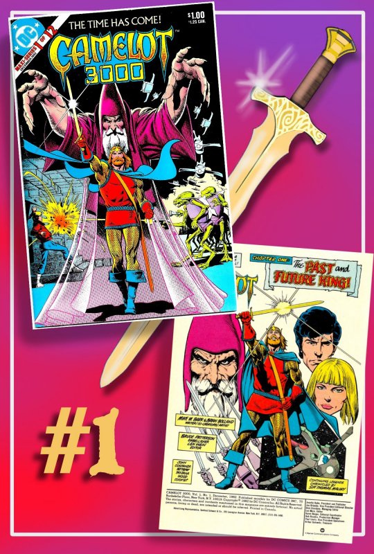 CAMELOT 3000 #1 - 12 (1983-85) 8.0 VF Complete Maxi-Series!  Brian Bolland!