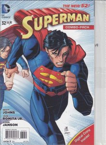 Superman (3rd Series) #32 (combo pack) (in bag) VF/NM; DC | New 52 - we combine 