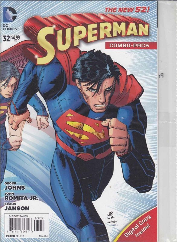 Superman (3rd Series) #32 (combo pack) (in bag) VF/NM; DC | New 52 - we combine 