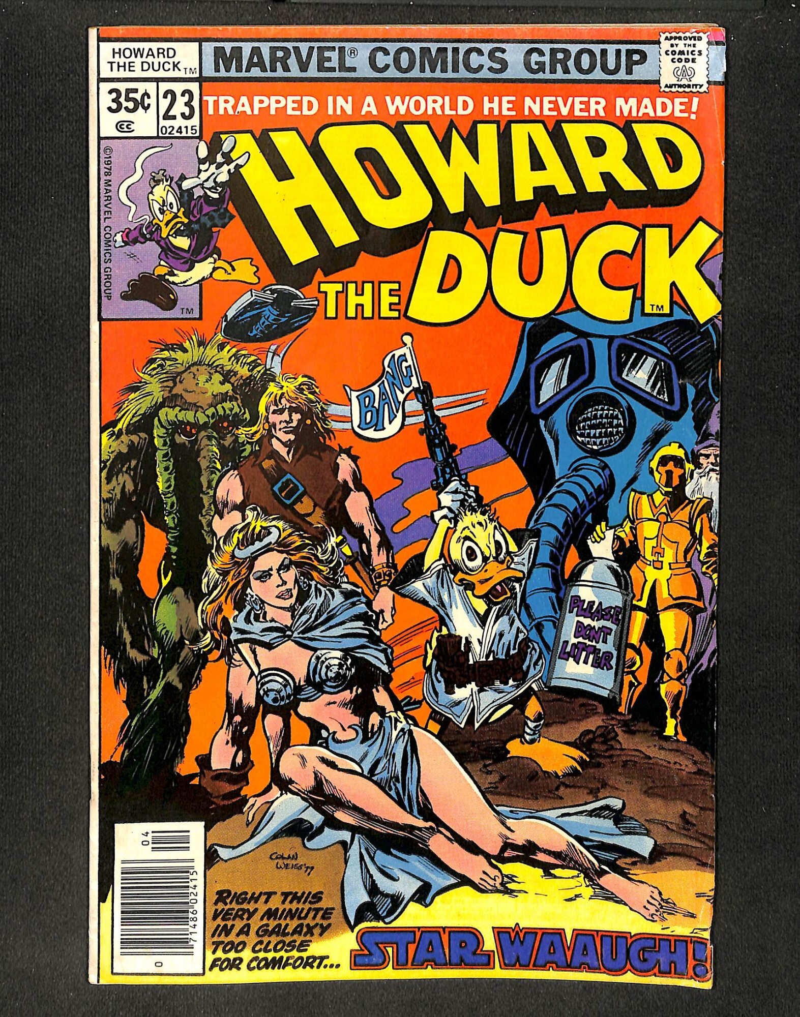 Howard The Duck 23 Star Wars Parody Comic Books Bronze Age Marvel Howard The Duck Hipcomic