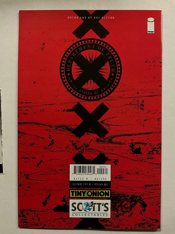 Department of Truth #9 Ben Oliver Cover