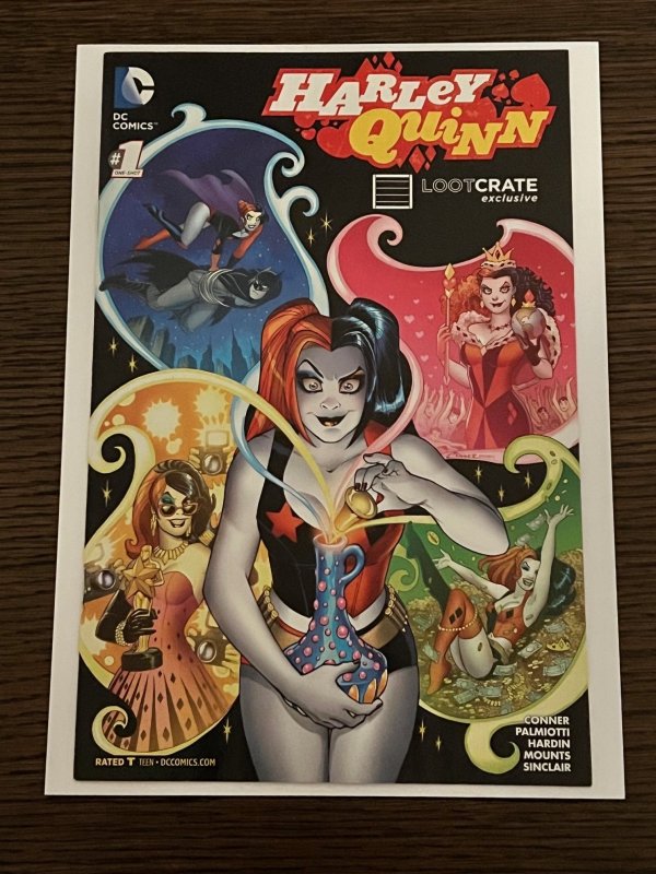 Harley Quinn: Be Careful What You Wish For #1 (2016). VF+. Loot Crate cover.