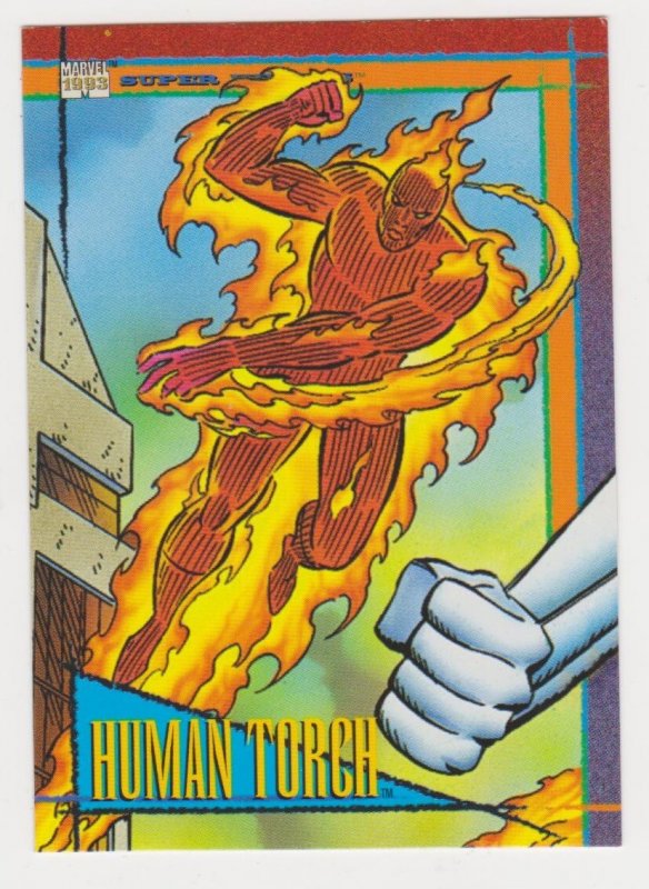 1993 Marvel Universe #75 Human Torch