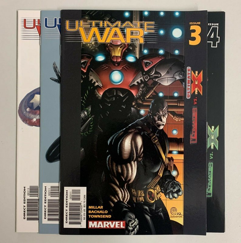 Ultimate War #1-4 Set (Marvel 2003) 1 2 3 4 Chris Bachalo Mark Millar (9.0+) 