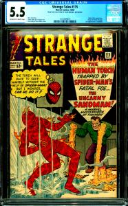Strange Tales #115 CGC Graded 5.5