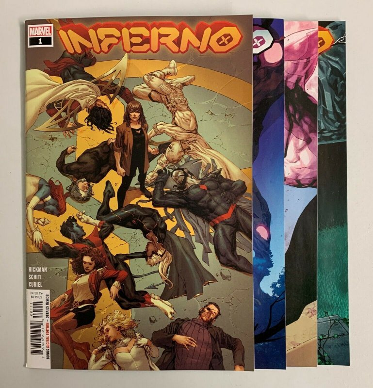 Inferno #1-4 Set (Marvel 2021) 1 2 3 4 Jonathan Hickman (9.2+) 