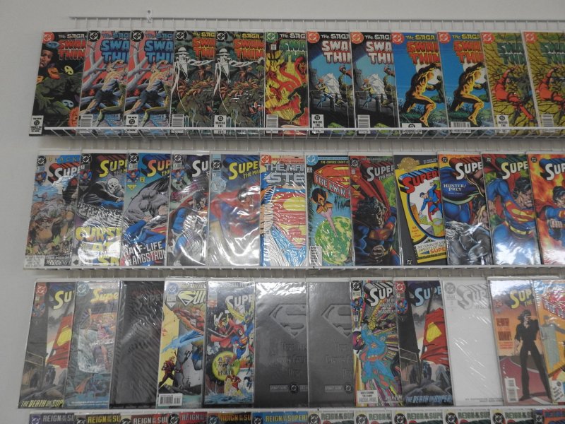Huge Lot 130+ Comics W/ Superman, Swamp Thing, Conan, +More! Avg VF- Condition!