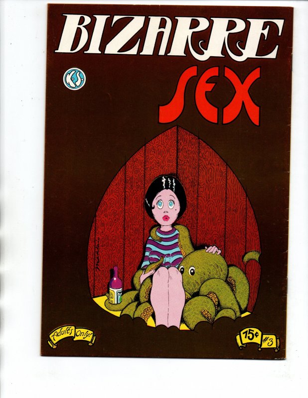Bizarre Sex #3 - 3rd Print- Underground - 1973 - VF