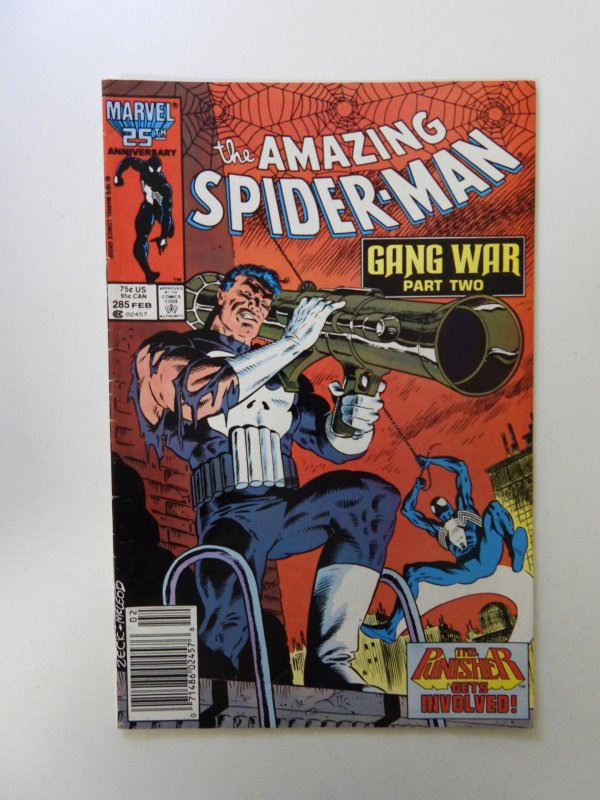 The Amazing Spider-Man #285 Newsstand Edition (1987) FN- condition