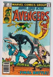 Marvel Comics Group! Marvel Super-Action! Issue #32! Starring The Avengers! 