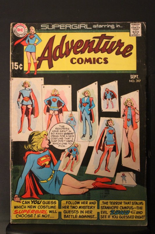 Adventure Comics #397 (1970) High-Grade NM- 1st New Supergirl Costume Boca CERT!