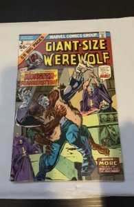 Giant-Size Werewolf #2 (1974) WWBT vs The monster Frankenstein little ripling