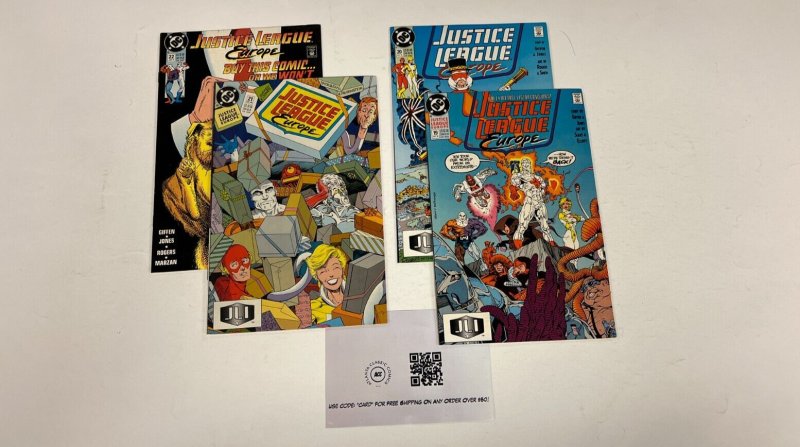 4 Justice League Europe DC Comics Books #19 20 21 22 Giffen Jones 67 JW16