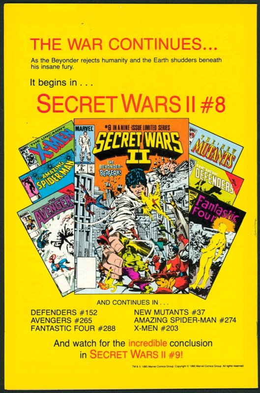 Spectacular Spider-Man 111 NM 9.4 Marvel 1986