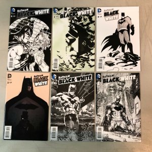 Batman Black And White 2nd series (2014) #1 2 3 4 5 6 (VF/NM-) Complete Set DC