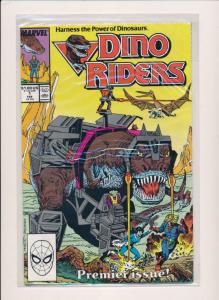 Marvel Comics DINO RIDERS #1 (1989) VF/NM (PF178) 