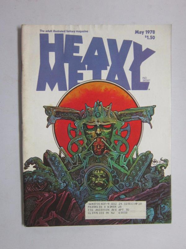 Heavy Metal Magazine - all 12 different average 6.0/FN (1978)