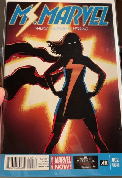 Ms. Marvel #2 Second Print Cover (2014) Ms. Marvel 