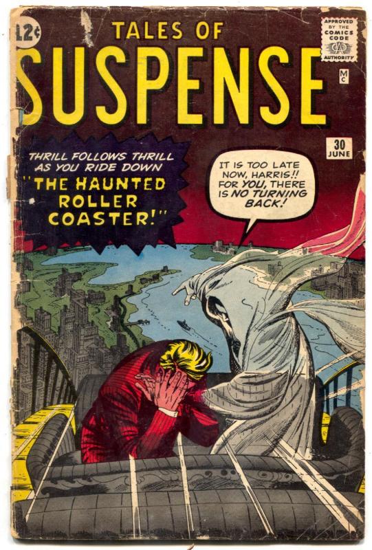 Tales Of Suspense #30 1962-marvel-haunted Roller Coaster-kirby-ditko- F/G