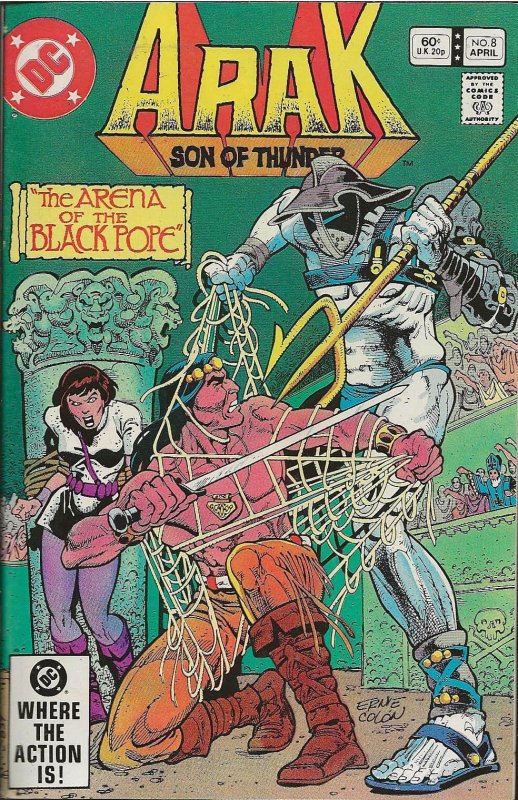 Arak, Son of Thunder #8 (1982) - VF/NM