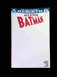 All Star Batman #1E  DC Comics 2016 NM  Blank Sketch Variant