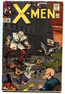X-MEN #11 1965-MARVEL COMICS-1st APPEARANCE: STRANGER G