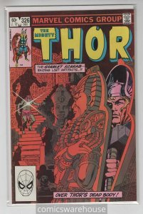 THOR (1966 MARVEL) #326 VF+ A98349